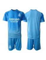 Real Madrid Brankářské Domácí dres pro děti 2025-26 Krátký Rukáv (+ trenýrky)